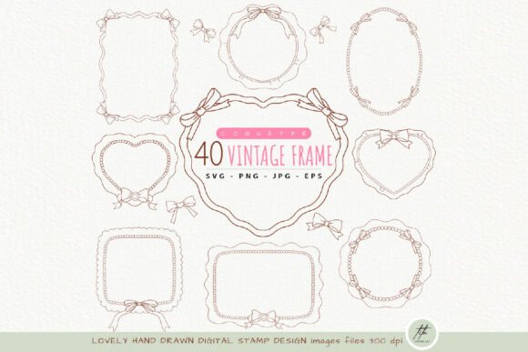 Download Coquette Frame Clipart - Premium Resources