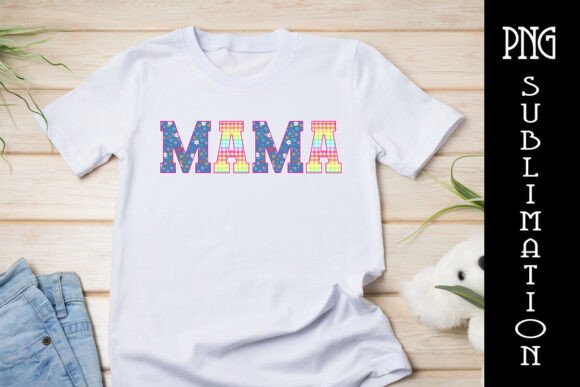 Download Retro Neon Mama Floral Checkered Png - Mama floral Collection