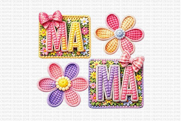 Download Patchwork Mama Floral PNG - Mama floral Collection