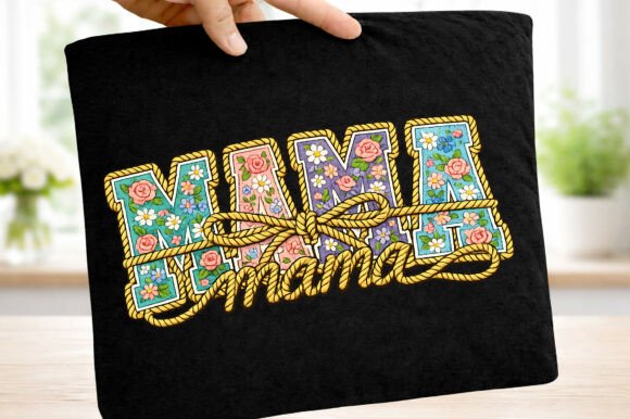 Download Floral MAMA Yarn Crochet Mothers Day Png - Mothers day Collection
